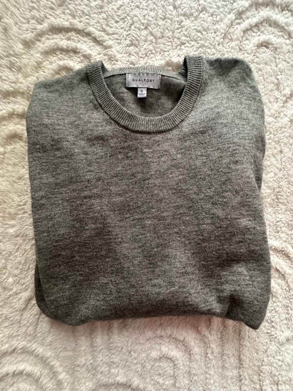 Men's Heather Gray Crewneck Sweater